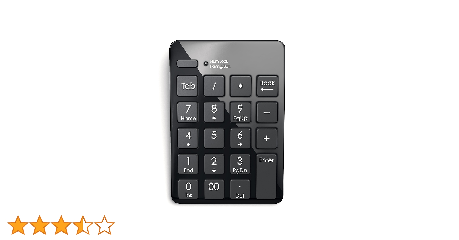 Amazon | Satechi ワイヤレス テンキー 20キー 黒 iMac/Macbook/iPad